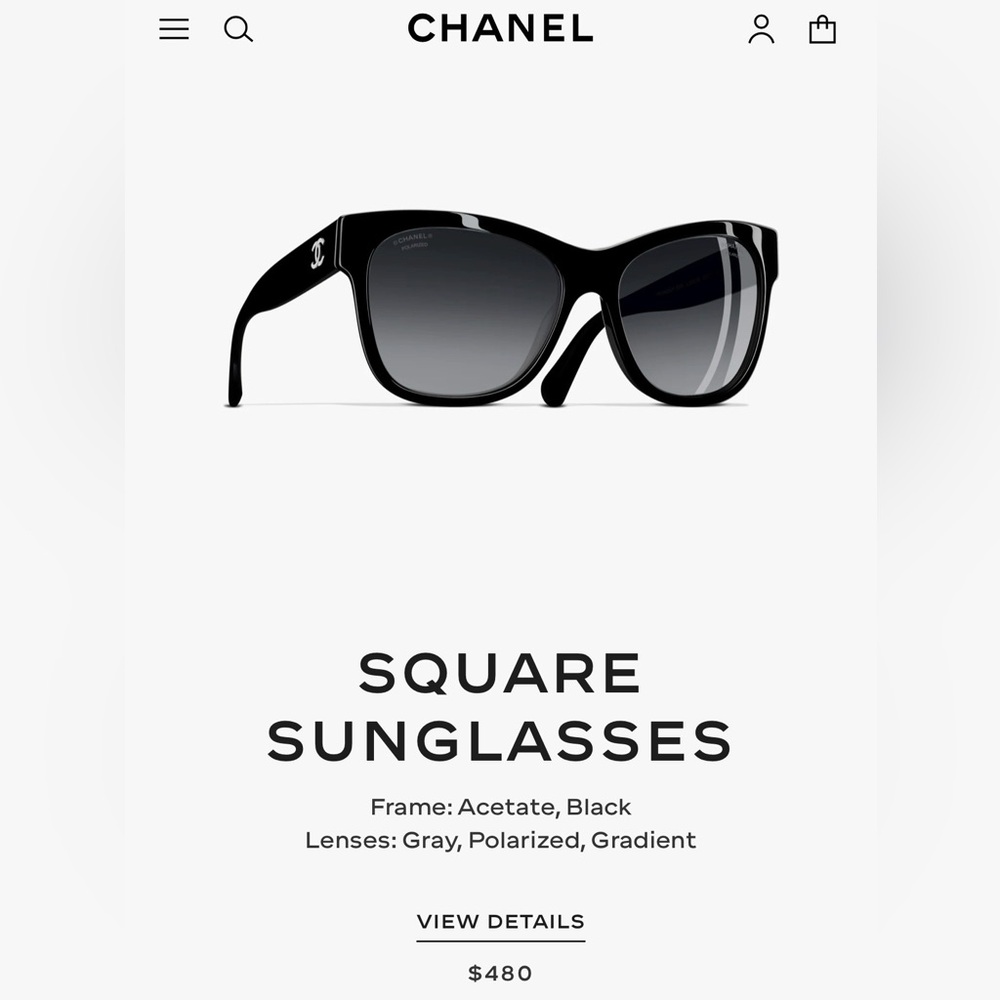 CHANEL Black Sunglasses - Picture 6 of 6